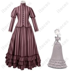 コープスブライド ヴィクトリア衣装 忠実再現セット。上品で撮影映え、イベントに最適 - 1枚目の画像（サムネイル）