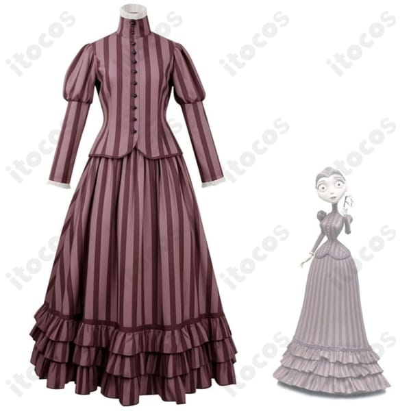 コープスブライド ヴィクトリア衣装 忠実再現セット。上品で撮影映え、イベントに最適