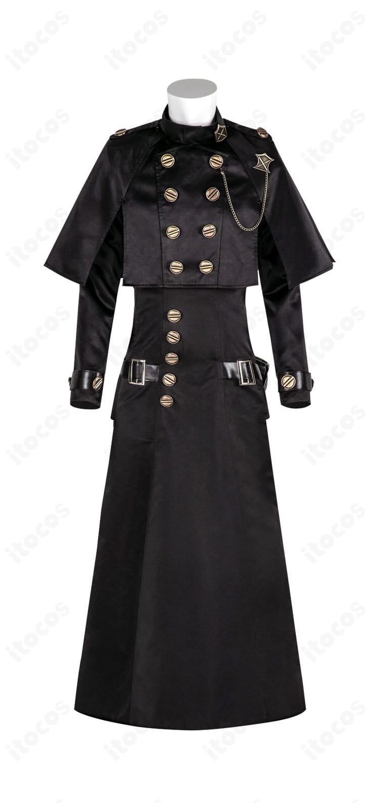 FF14 ヨルハ五一式軍装:術 コスプレ衣装の正面全体。シャープなミリタリーシルエットを高再現