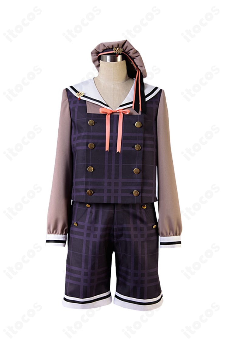 あんさんぶるスターズ！仙石忍 制服コスプレ 正面全身｜夢ノ咲学院の配色と胸飾りを高再現