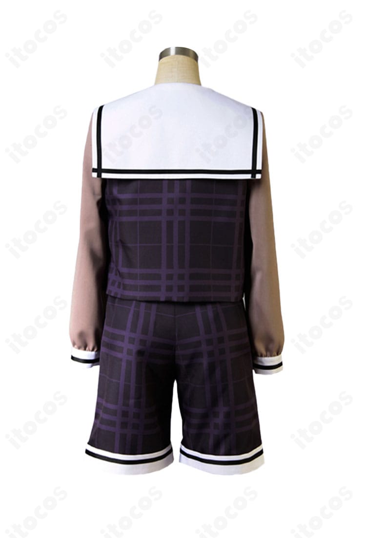 あんスタ 仙石忍 制服コスプレ 背面ビュー｜ジャケットと半ズボンのバランスを忠実再現