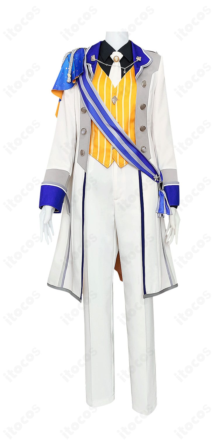 プロセカ 天馬司 通常衣装コスプレの正面全身ショット。ITOCOS製5点セットで色味とシルエットを忠実再現