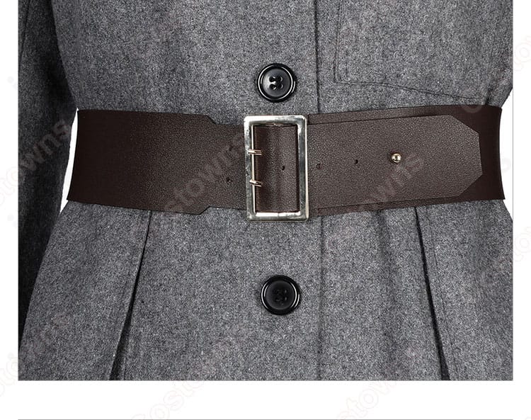 ダイアナ・プリンス衣装のウエスト周りとベルト装飾の近接ディテール