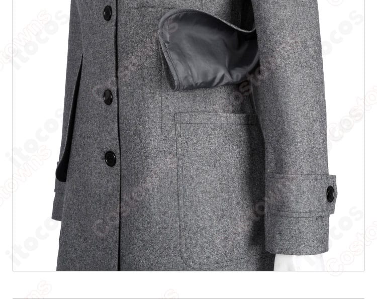 ポケット部分のステッチと開口部の拡大ディテール（WW84衣装）