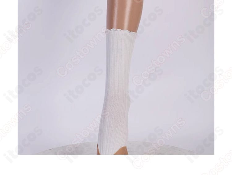 ミリー・パフェ冬服コスプレの靴下。衣装に合わせた可愛いデザインのソックス単品カット