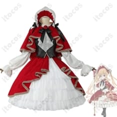 真紅の深紅を気高く再現。ローゼンメイデン 20周年記念衣装 コスプレ豪華8点セットでイベントと撮影に最適 - 1枚目の画像（サムネイル）