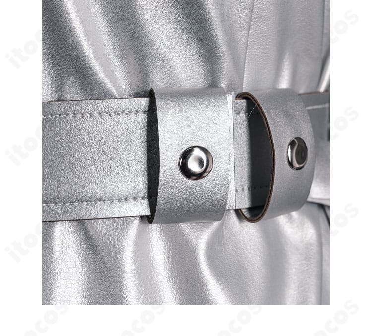 骨董商（戚十一）菌糸研究コスプレ ベルトアクセサリーの金具と縫製の細部