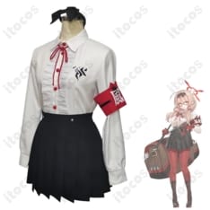 ブルーアーカイブ 火宮チナツ ゲヘナ学園制服 コスプレ衣装｜高再現で長時間も快適、イベント撮影に最適 - 2枚目の画像（サムネイル）