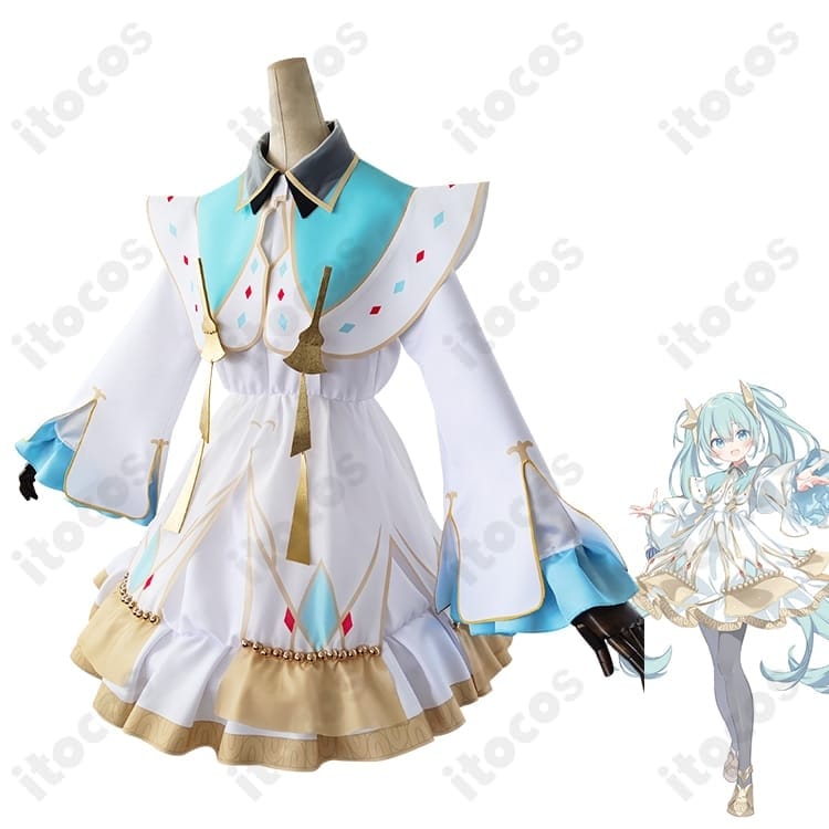 プロセカ 初音ミク クリスマス2023 コスプレ衣装 高発色サンタ風で撮影・イベント映え - 2枚目の画像