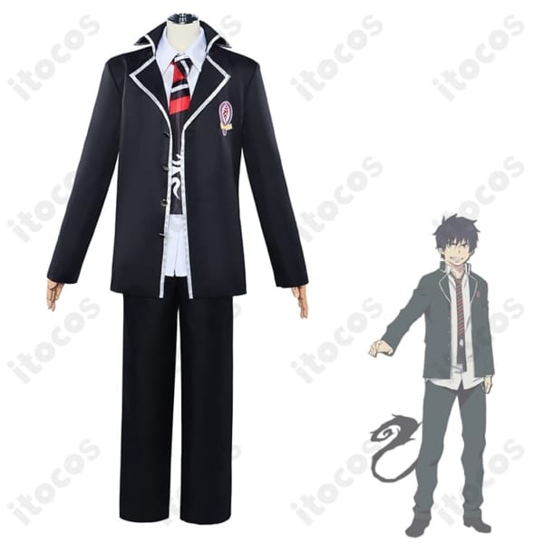 青の祓魔師 奥村燐 祓魔師制服コスプレ。高再現で動きやすく、イベントや撮影に最適