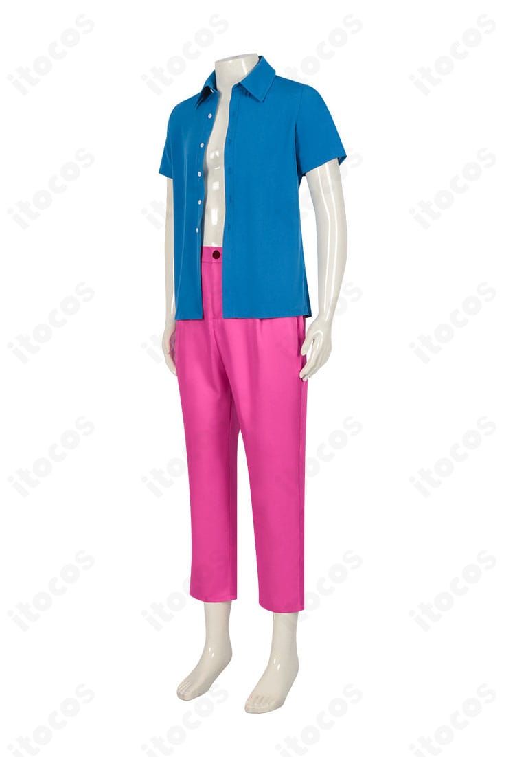 ゾン100 竜崎憲一朗 通常衣装コスプレの左側面。腰回りのフィット感と可動域を確保したパターンが分かる構図。