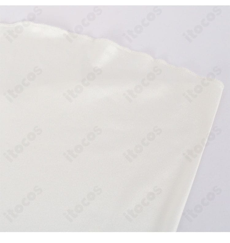 星野アイの水着衣装に合わせる白いスカートの近接。軽やかでエレガントなギャザー。