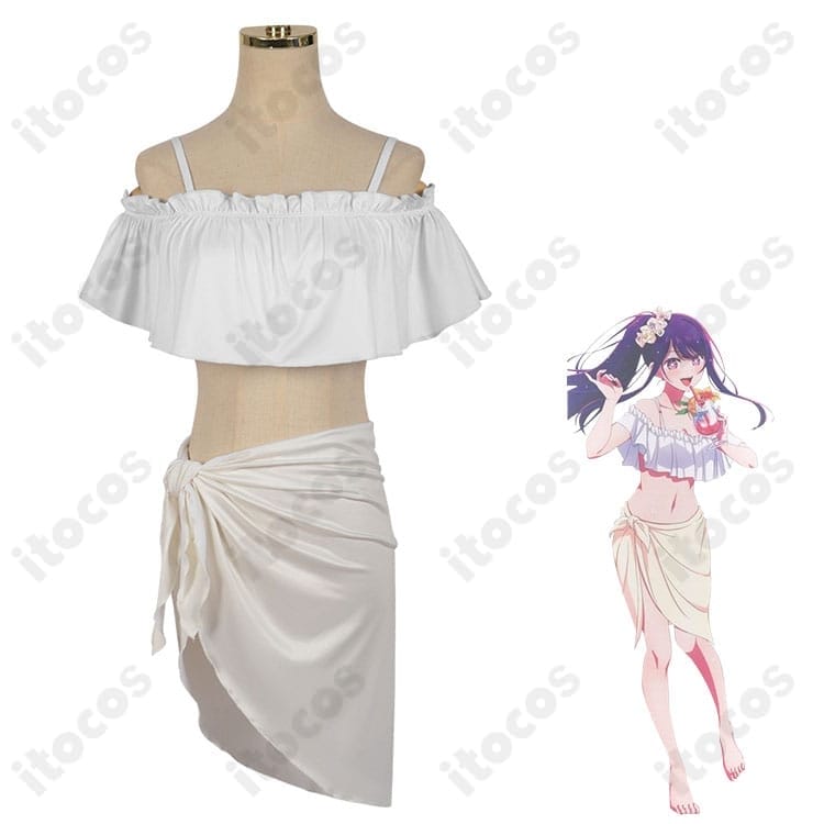 【推しの子】星野アイ 水着コスプレ 高再現で軽やか、撮影やイベントに最適な3点セット - 10枚目の画像