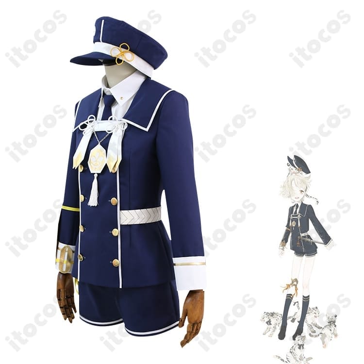 刀剣乱舞-ONLINE- 五虎退 コスプレ衣装 高再現モデル｜精細刺繍と軍服風シルエットで撮影・イベントに最適 - 2枚目の画像