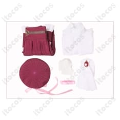 鬼滅の刃 竈門禰豆子 伍周年記念祭コスプレ衣装｜清楚でエレガント、イベント映えの高再現 - 4枚目の画像（サムネイル）