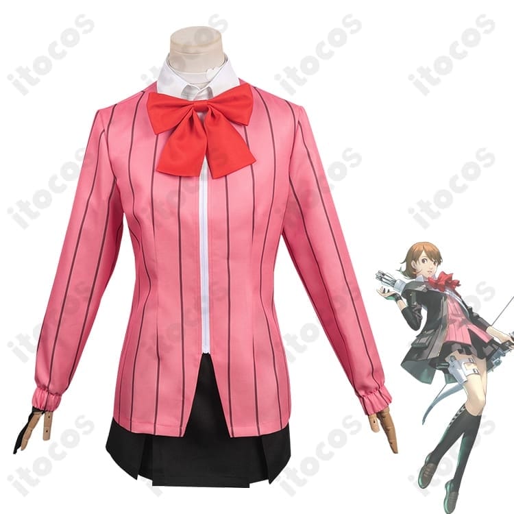 ペルソナ3 リロード 岳羽ゆかり 戦闘服コスプレ 高再現で動きやすく撮影映えする一式セット - 4枚目の画像