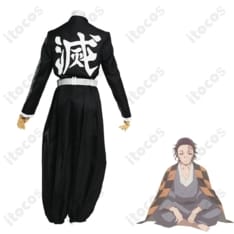 鬼滅の刃 竈門炭十郎 通常和装コスプレ｜和風の渋さを忠実再現、撮影・イベントに最適 - 3枚目の画像（サムネイル）