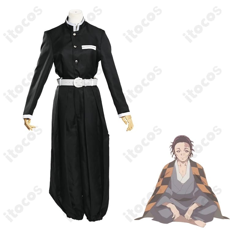 鬼滅の刃 竈門炭十郎 通常和装コスプレ｜和風の渋さを忠実再現、撮影・イベントに最適 - 2枚目の画像