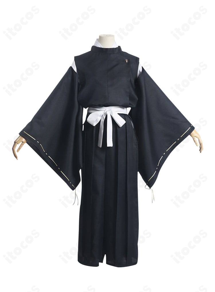 呪術廻戦 加茂憲紀の京都校制服コスプレ衣装 正面全身。端正なシルエットと高再現のデザインが分かるカット