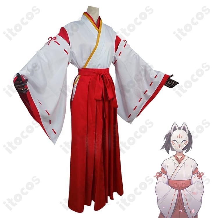 原神 花散里 巫女服コスプレ｜高再現で動きやすい上質セット - 2枚目の画像