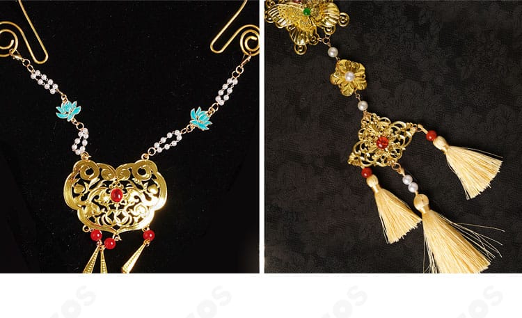 第五人格 メリー・プリニウス 箜篌 アクセサリー ネックレス装飾の近接写真