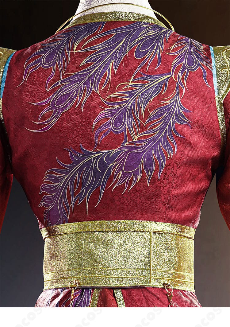 第五人格 メリー・プリニウス 箜篌 上着装飾の近接写真｜ブレード・装飾パーツの質感