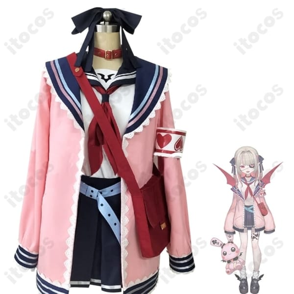にじさんじ 魔界ノりりむ セーラー服衣装｜高再現ディテールとフルセットで撮影・イベントに最適