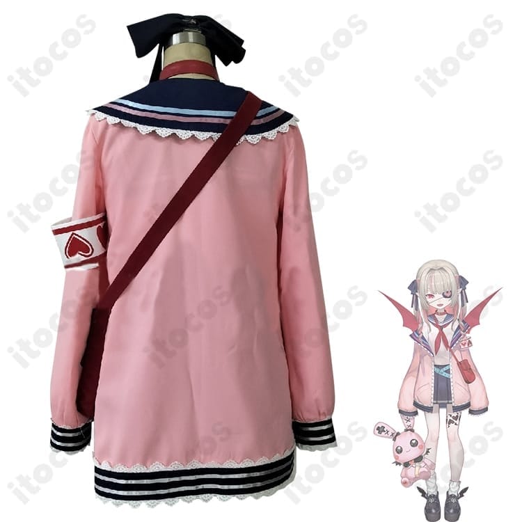にじさんじ 魔界ノりりむ セーラー服衣装｜高再現ディテールとフルセットで撮影・イベントに最適 - 3枚目の画像