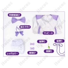 リゼロ／エミリア Memory Snow コスプレ衣装 高再現で上品、撮影・イベントで映える一着 - 4枚目の画像（サムネイル）