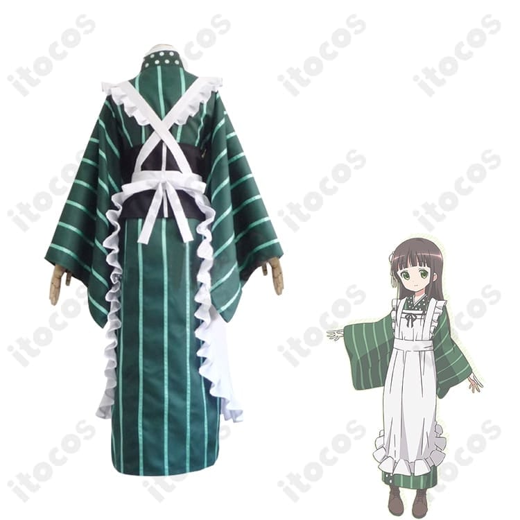 宇治松千夜 甘兎庵制服 コスプレ｜和風で上品、しっかり再現し長時間でも快適 - 2枚目の画像