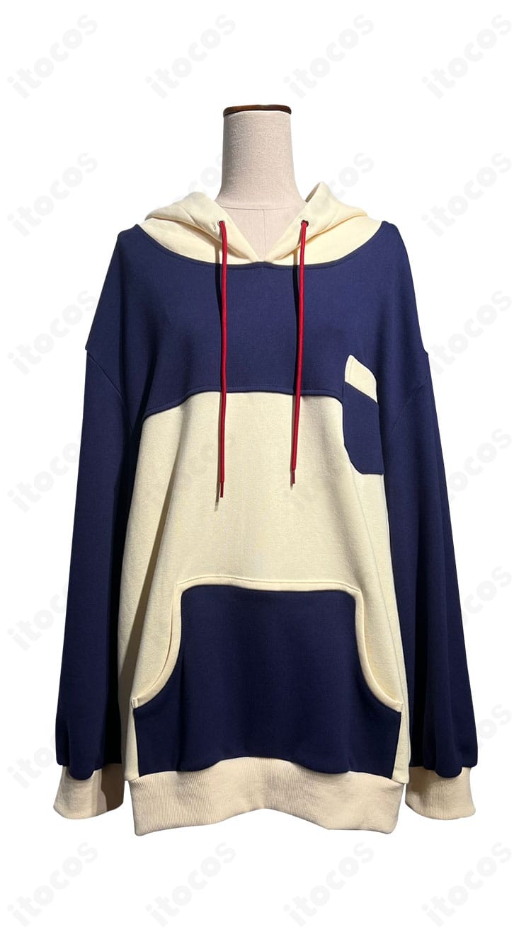 バンドリ！ 高松燈『心を歌う少女』コスプレ衣装の正面全体。シルエットとディテールが分かる撮影向けデザイン。