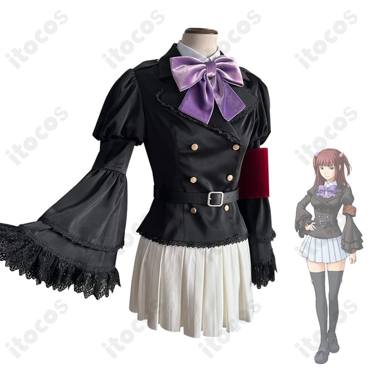 うみねこのなく頃に 右代宮縁寿 コスプレ衣装 高再現度で快適、イベント撮影に最適な学園制服 - 2枚目の画像