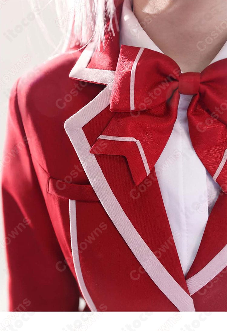 ギルティクラウン 楪いのり 学園制服コスプレ 右胸の装飾ディテール