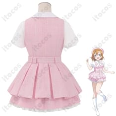 ラブライブ！ 高坂穂乃果 GiGOコラボカフェ10周年衣装 高再現で可愛いカフェ制服コス - 3枚目の画像（サムネイル）