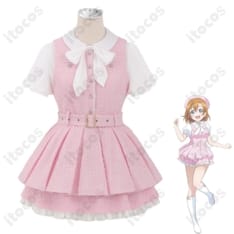 ラブライブ！ 高坂穂乃果 GiGOコラボカフェ10周年衣装 高再現で可愛いカフェ制服コス - 1枚目の画像（サムネイル）