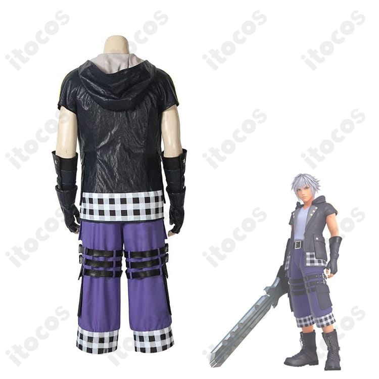 キングダム ハーツIII リク 通常衣装｜高再現で動きやすいフルセット、イベント・撮影に最適 - 3枚目の画像