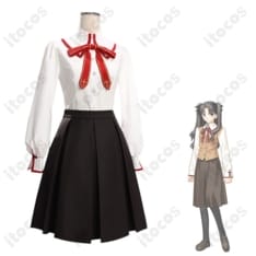 遠坂凛 穂群原学園冬制服 コスプレ衣装｜高再現で動きやすく撮影・イベント向け - 2枚目の画像（サムネイル）