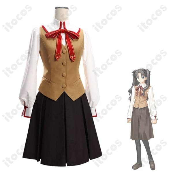 遠坂凛 穂群原学園冬制服 コスプレ衣装｜高再現で動きやすく撮影・イベント向け