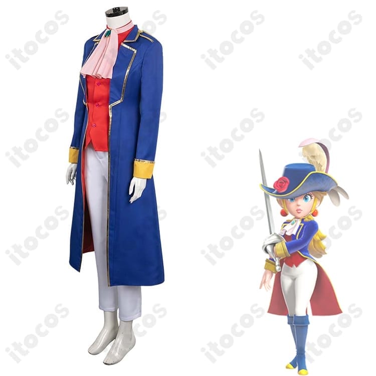 プリンセスピーチ Showtime! ピーチ姫 剣士コスプレ 高再現で撮影映え、イベントも快適 - 2枚目の画像