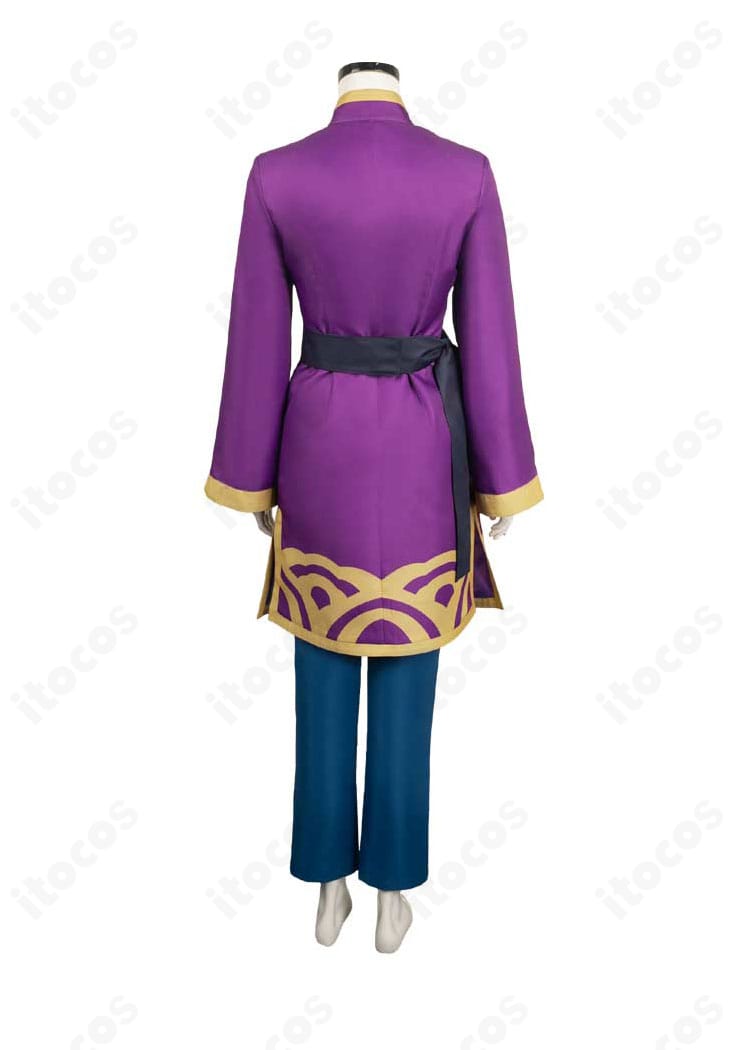 プリンセスピーチ Showtime! ピーチ姫カンフー衣装の背面。バックスタイルの装飾とシルエットを確認できる画像