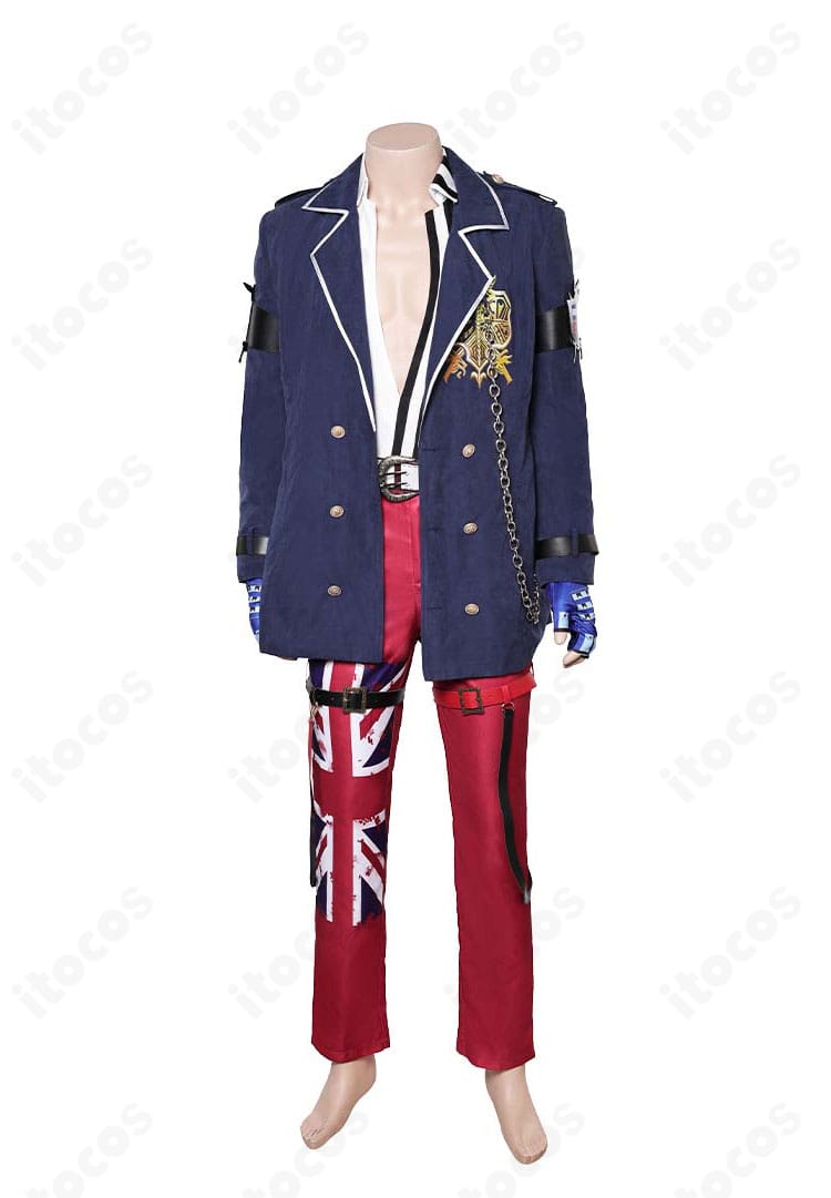 鉄拳8 スティーブ・フォックス コスプレ衣装の正面全体。刺繍と装飾を配した鉄拳8版デザインを高再現。