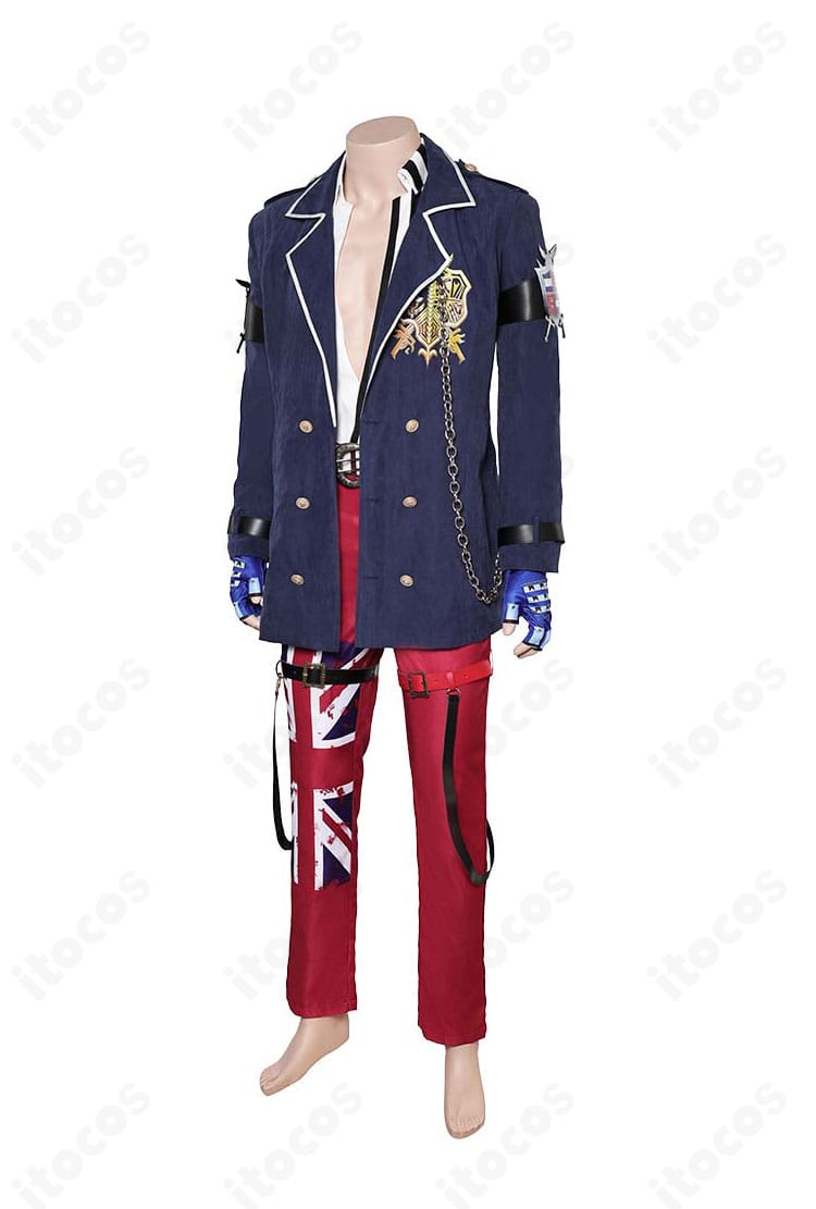 鉄拳8 スティーブ・フォックス 衣装の側面。手袋や各種ベルトアクセサリーの再現度を確認できるサイドビュー。