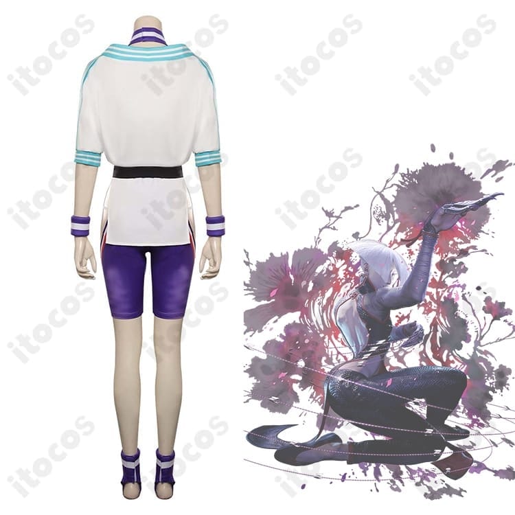 ストリートファイター6 マノン アウトフィット1衣装 高再現で動きやすいレオタード＆コート - 3枚目の画像