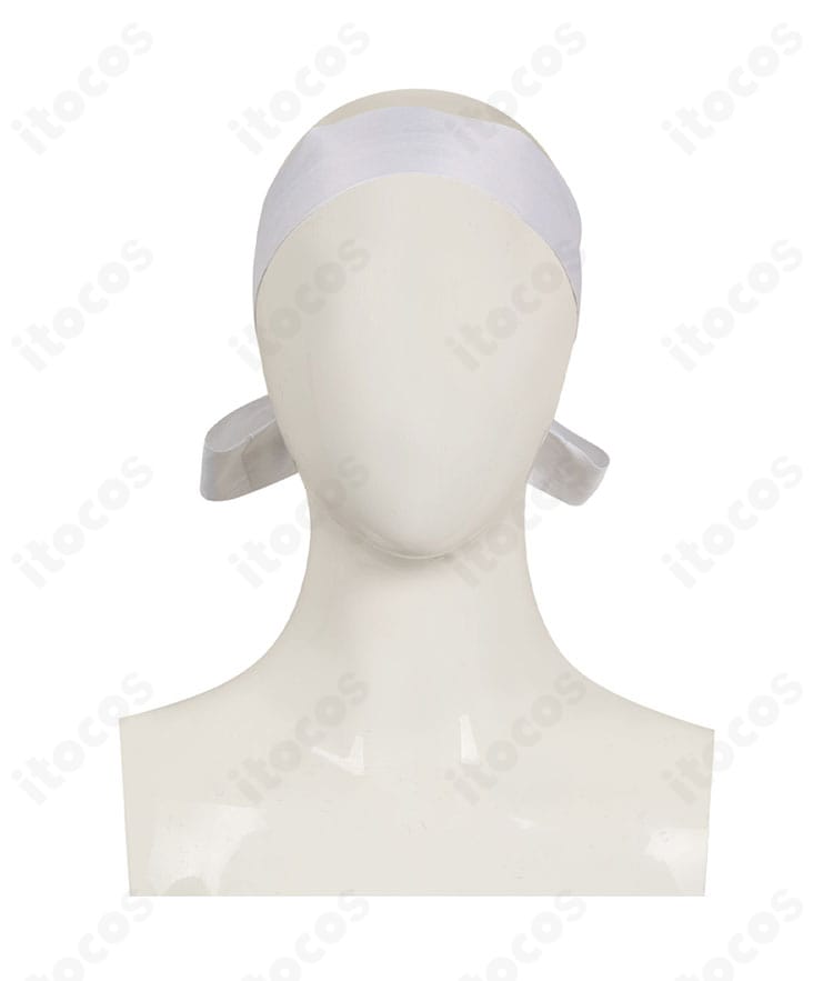 フード（頭巾）前面の装飾クローズアップ。キャラクターの象徴的デザインを忠実に再現。