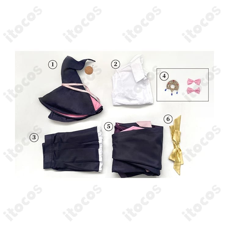 魔女の旅々 イレイナ 灰の魔女 衣装｜軽やかな着用感で高再現、イベント・撮影に最適 - 4枚目の画像