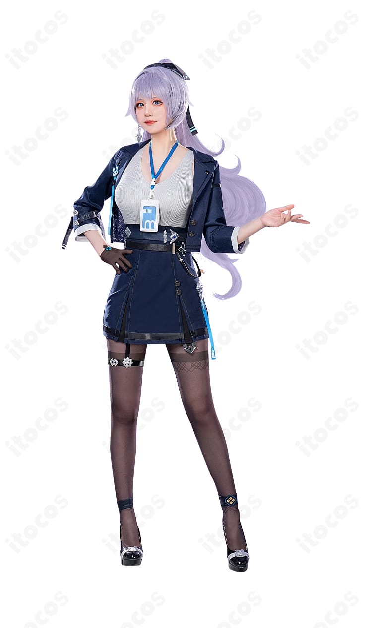 崩壊3rd ブローニャ・ザイチク 非凡な態度コスプレ衣装の正面全身図