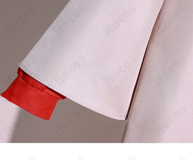 アーニャ・フォージャー衣装の袖部分ディテール。可動域を確保したパターンで着心地とシルエットを両立