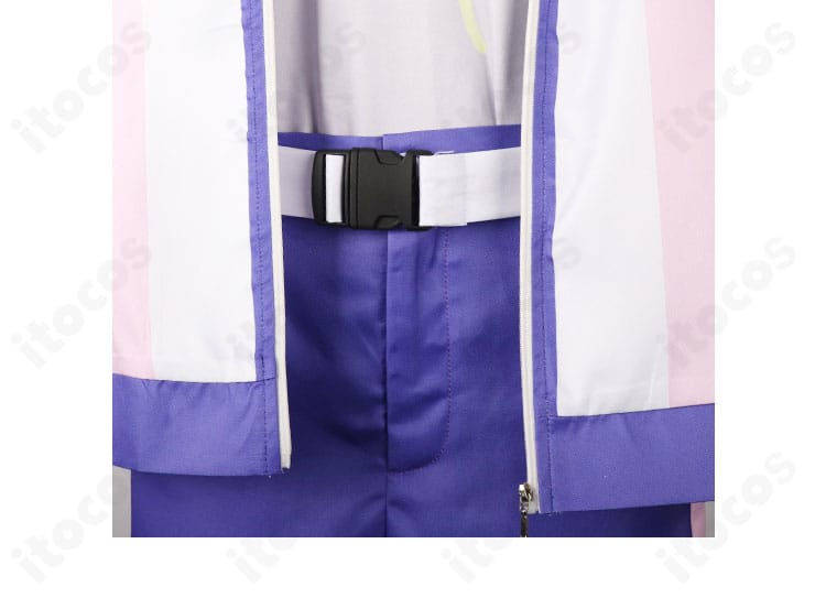 矢戸乃上那由汰 コスプレ衣装の腰部ディテール。ウエストラインとベルトまわりの作り込みを示すアップショット。