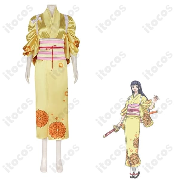ONE PIECE 菊の丞 コスプレ衣装 和装｜高再現で快適、イベントと撮影に最適