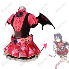 園田海未 小悪魔編 覚醒後 コスプレ衣装｜高再現度で撮影映え、イベントも快適 - 2枚目の画像（サムネイル）